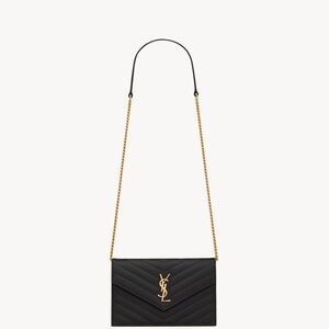 YSL envelope chain wallet